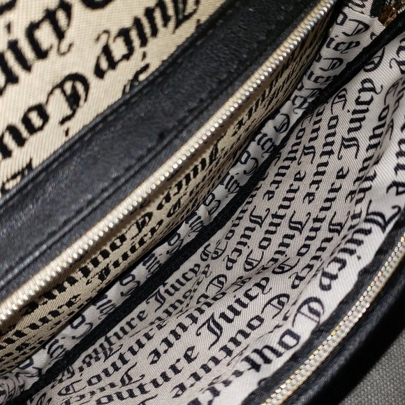 Juicy Couture Large Monogram Black/Tan Backpack NWT - Picture 8 of 10